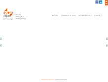 Tablet Screenshot of agoraexpat.com